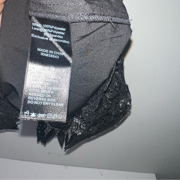 Sam Edelman Strapless Black Lace Pineapple Dress - Picture 7 of 9